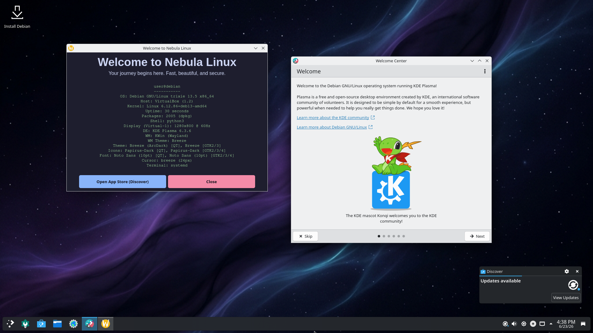 Nebula Linux Desktop