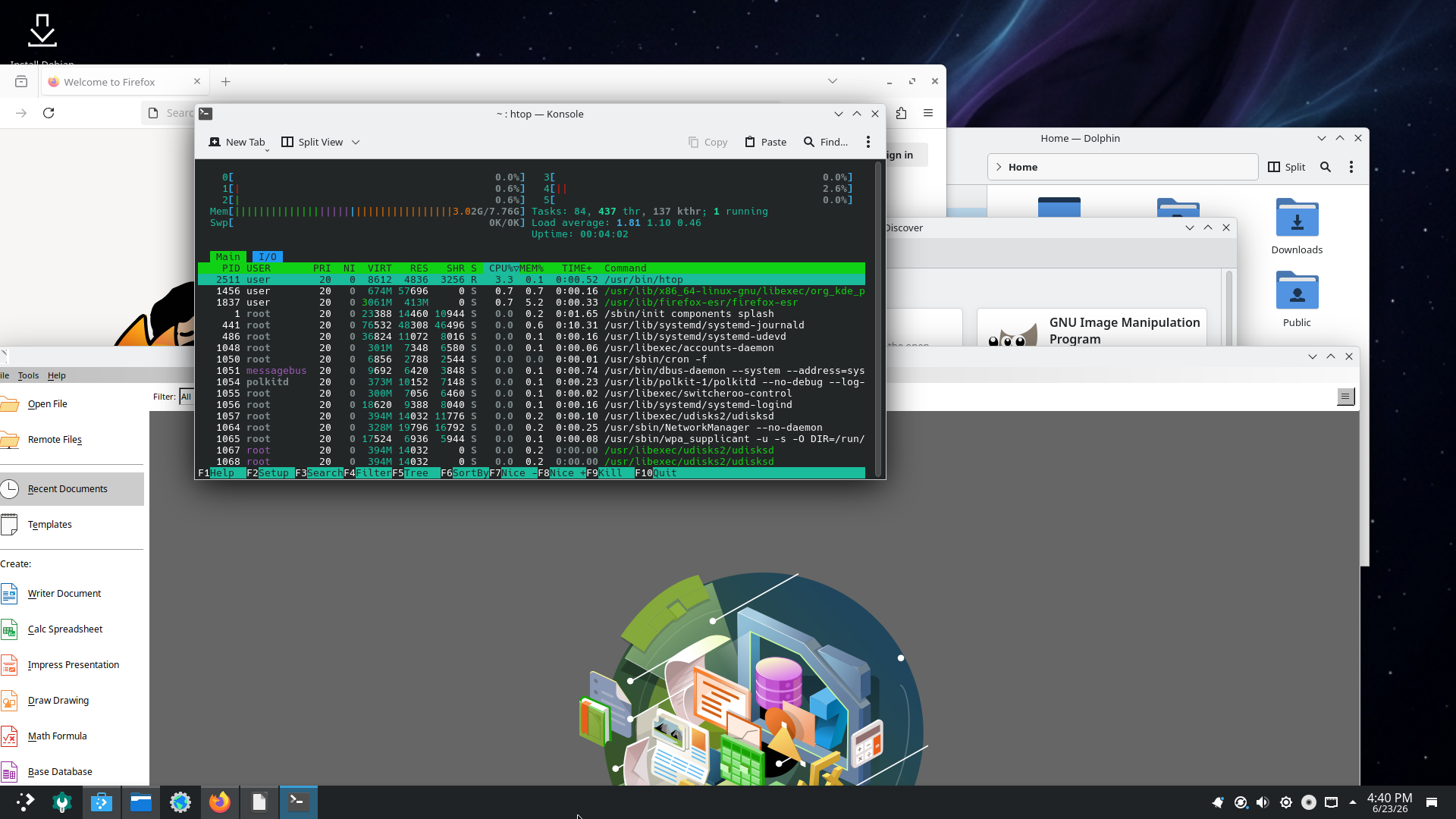Nebula OS Welcome